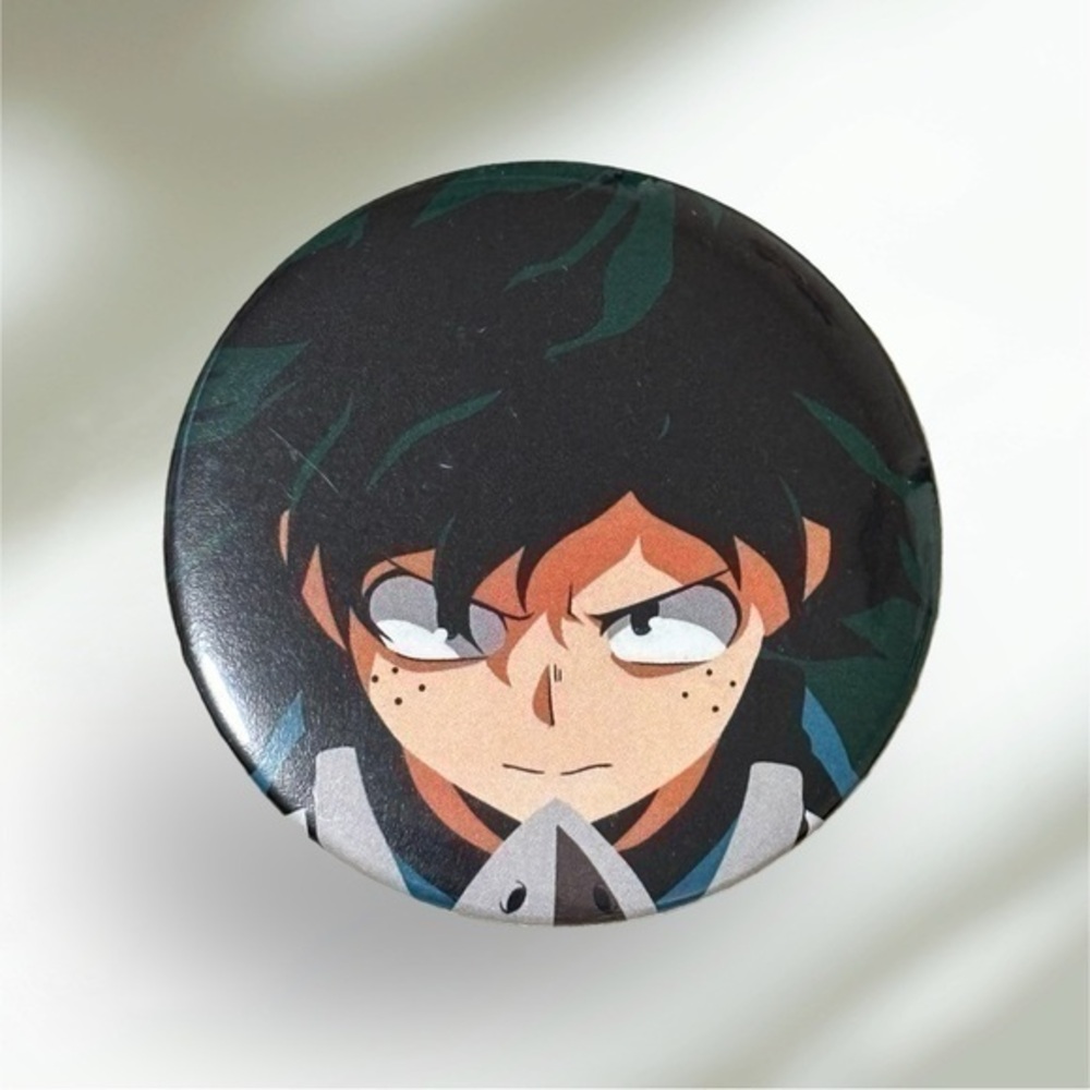 Izuku Midoriya Large Button Pin | My Hero Academia | New ✨